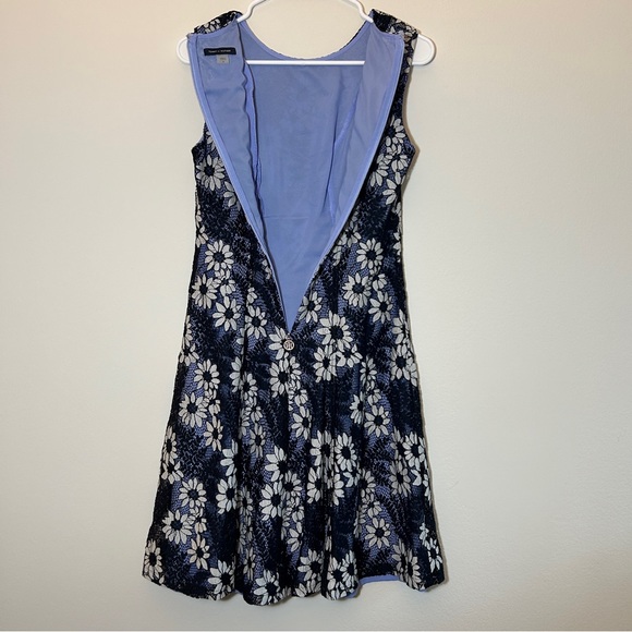 Tommy Hilfiger Blue Sleeveless A-line Dress Size 4 - Picture 4 of 7